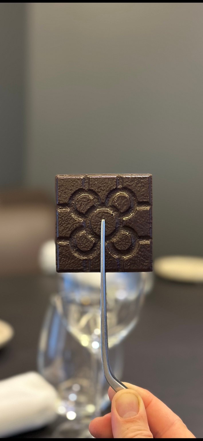 Panot de xocolata Tresmaca-xoc amb el relleu de la flor